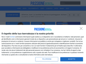'passionecalcio24.it' screenshot