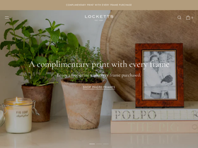 Locketts homepage screenshot