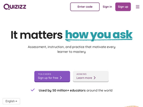 'quizizz.com' screenshot