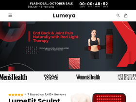 getlumeya.com homepage screenshot