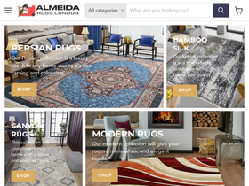 Almeidarugs homepage screenshot