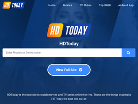 'hdtoday.bz' screenshot