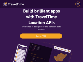 'traveltime.com' screenshot