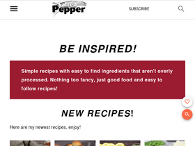 'thesaltedpepper.com' screenshot