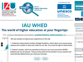 'whed.net' screenshot