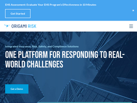 'origamirisk.com' screenshot