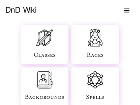 'dndwiki.io' screenshot