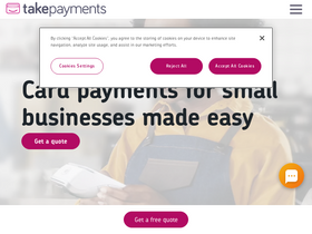 'takepayments.com' screenshot