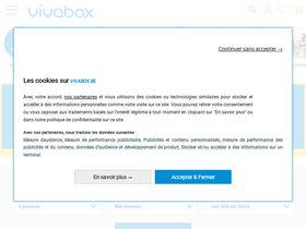 'vivabox.be' screenshot