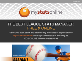 'mystatsonline.com' screenshot