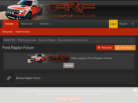 'fordraptorforum.com' screenshot
