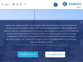 'zurichbank.it' screenshot