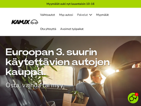 'kamux.fi' screenshot