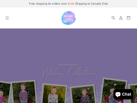 boozoobaby.ca homepage screenshot