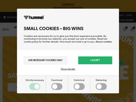 'hummelsport.de' screenshot