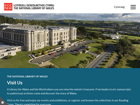'library.wales' screenshot