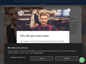 hairhub.com homepage screenshot