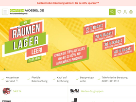 'gartenmoebel.de' screenshot