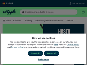 'wiggle.es' screenshot