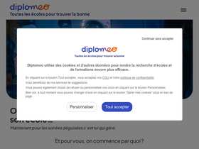 'diplomeo.com' screenshot