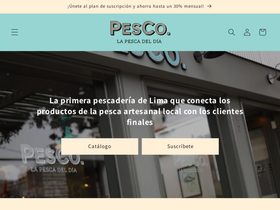 pescopescaderia.com homepage screenshot