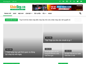'khoedep.vn' screenshot