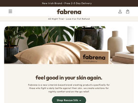 fabrena.com homepage screenshot