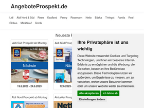 'angeboteprospekt.de' screenshot