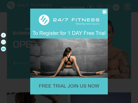 '247.fitness' screenshot