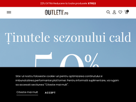 'outletmag.ro' screenshot