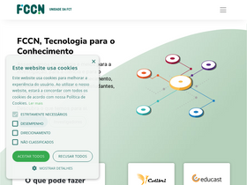 'fccn.pt' screenshot