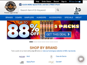 'bestcigarprices.com' screenshot