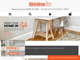 'skirting4u.co.uk' screenshot