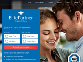 'elitepartner.de' screenshot