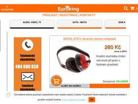 'euroking.cz' screenshot