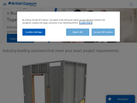 'british-gypsum.com' screenshot