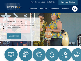 'cityofhenderson.com' screenshot