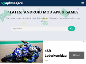 'apkmodpro.co' screenshot