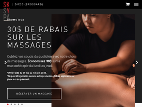 'skyspa.ca' screenshot