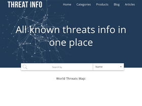 'threatinfo.net' screenshot