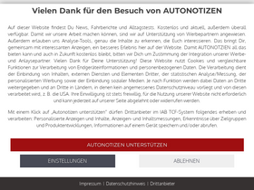 'autonotizen.de' screenshot