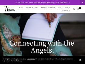'theangelwriter.com' screenshot