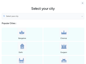 'medfin.in' screenshot