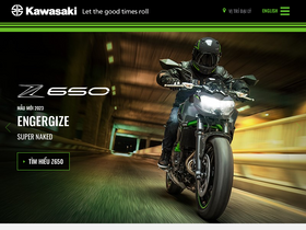 'kawasaki-motors.vn' screenshot