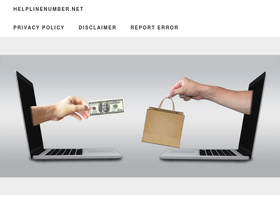 'helplinenumber.net' screenshot
