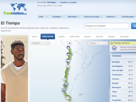 'freemeteo.cl' screenshot
