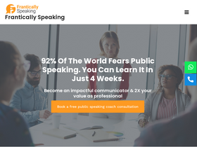 'franticallyspeaking.com' screenshot