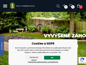 'svet-trampolin.sk' screenshot