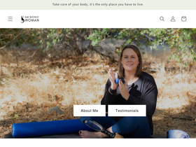 iambionicwoman.com homepage screenshot