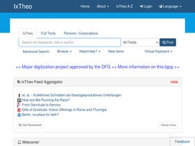 'ixtheo.de' screenshot
